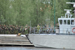 Militär övning i Sverige